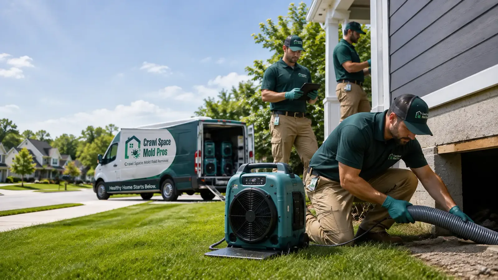 Crawl Space Mold Removal in Weston, CT